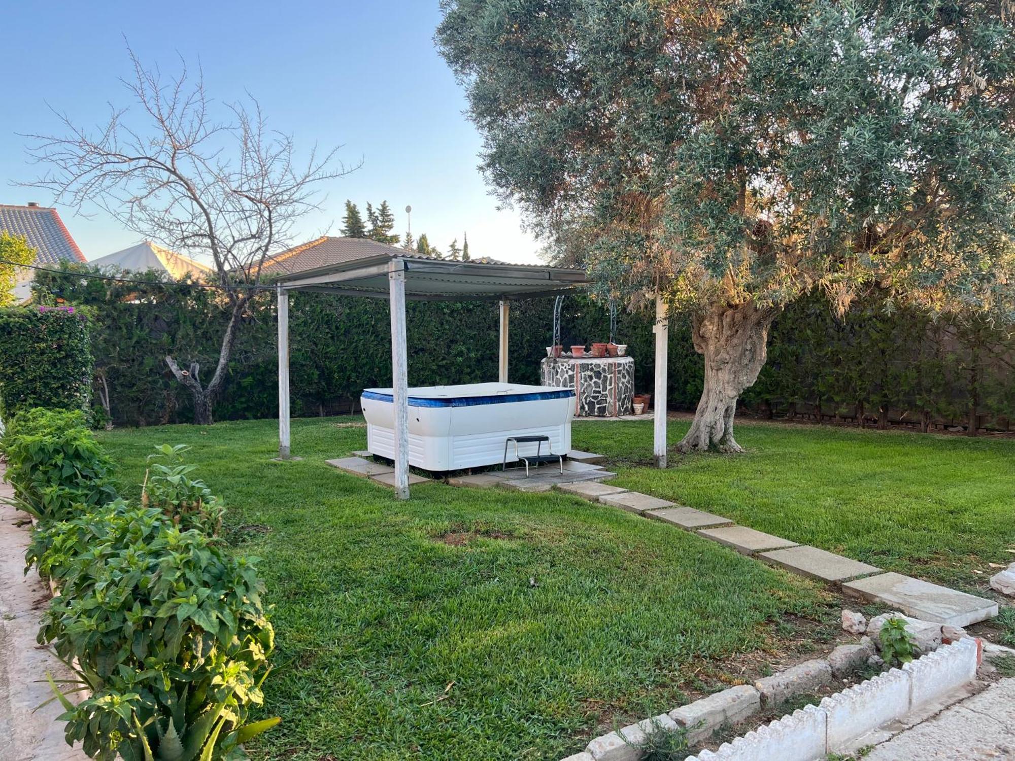 Chalet Piscina Jakuzzi Sevilla Hacienda de Tarazona Eksteriør billede